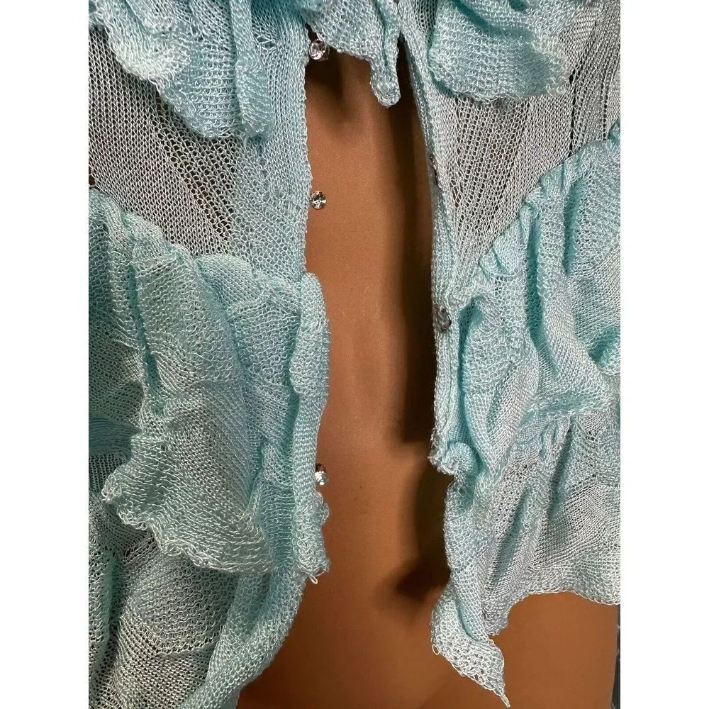 Free People Ruffle Cardigan - Picture 3 of 5
